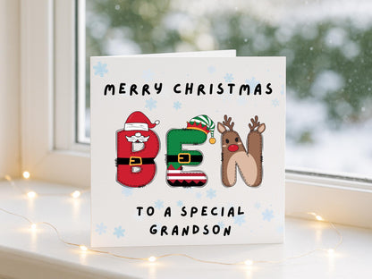 Personalised Christmas Card with any Name