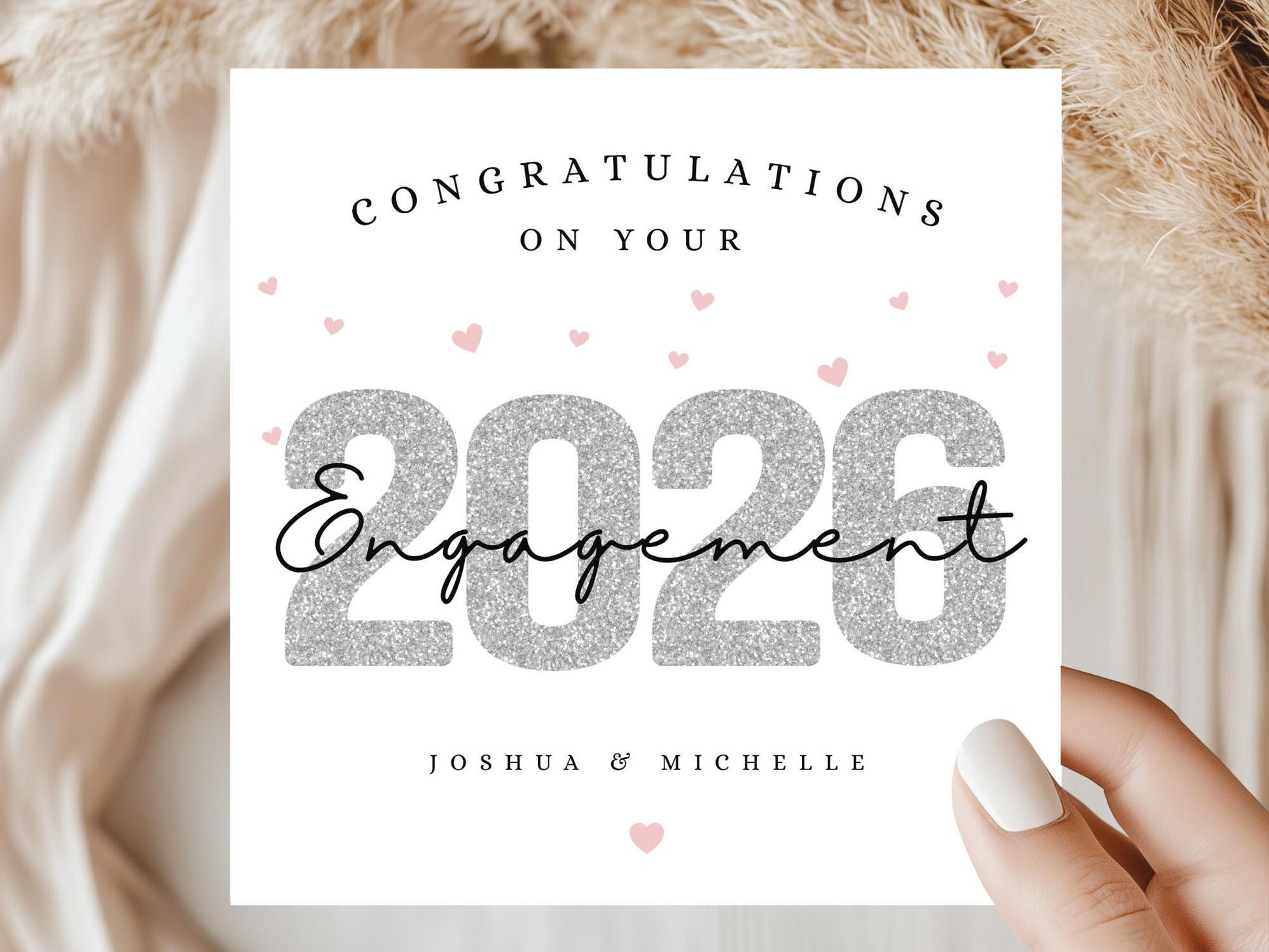 Personalised Engagement Card – Milestone