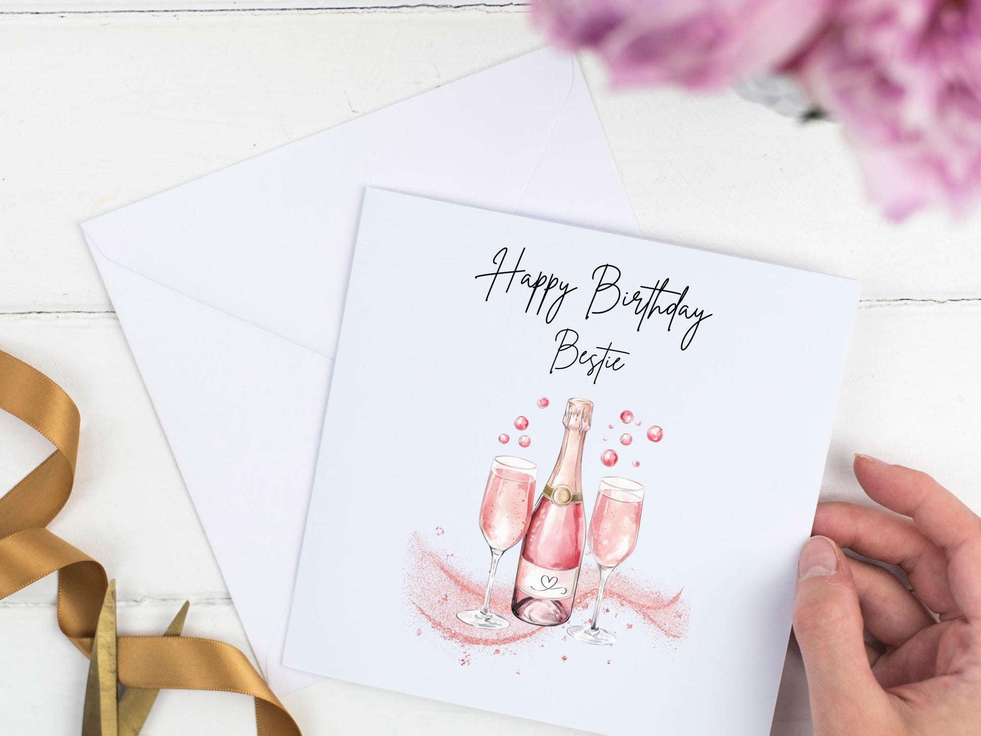 Happy Birthday Bestie Card for Her