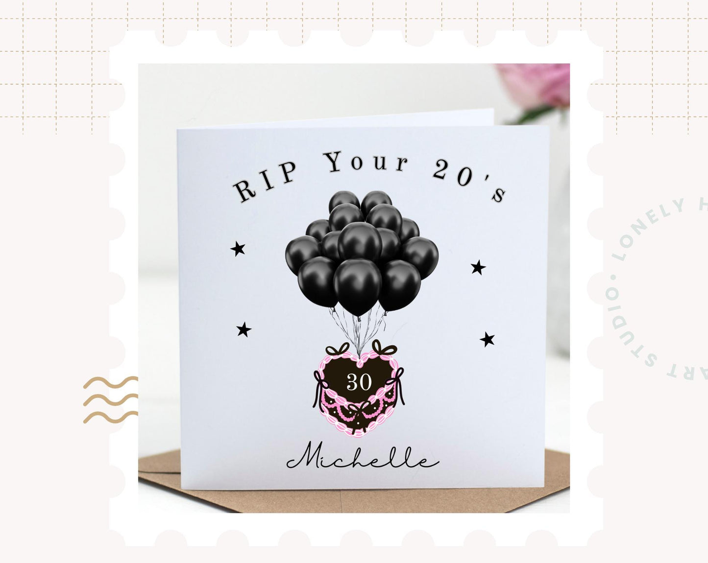 RIP your 20's Personalised Birthday Card - 30th Milestone
