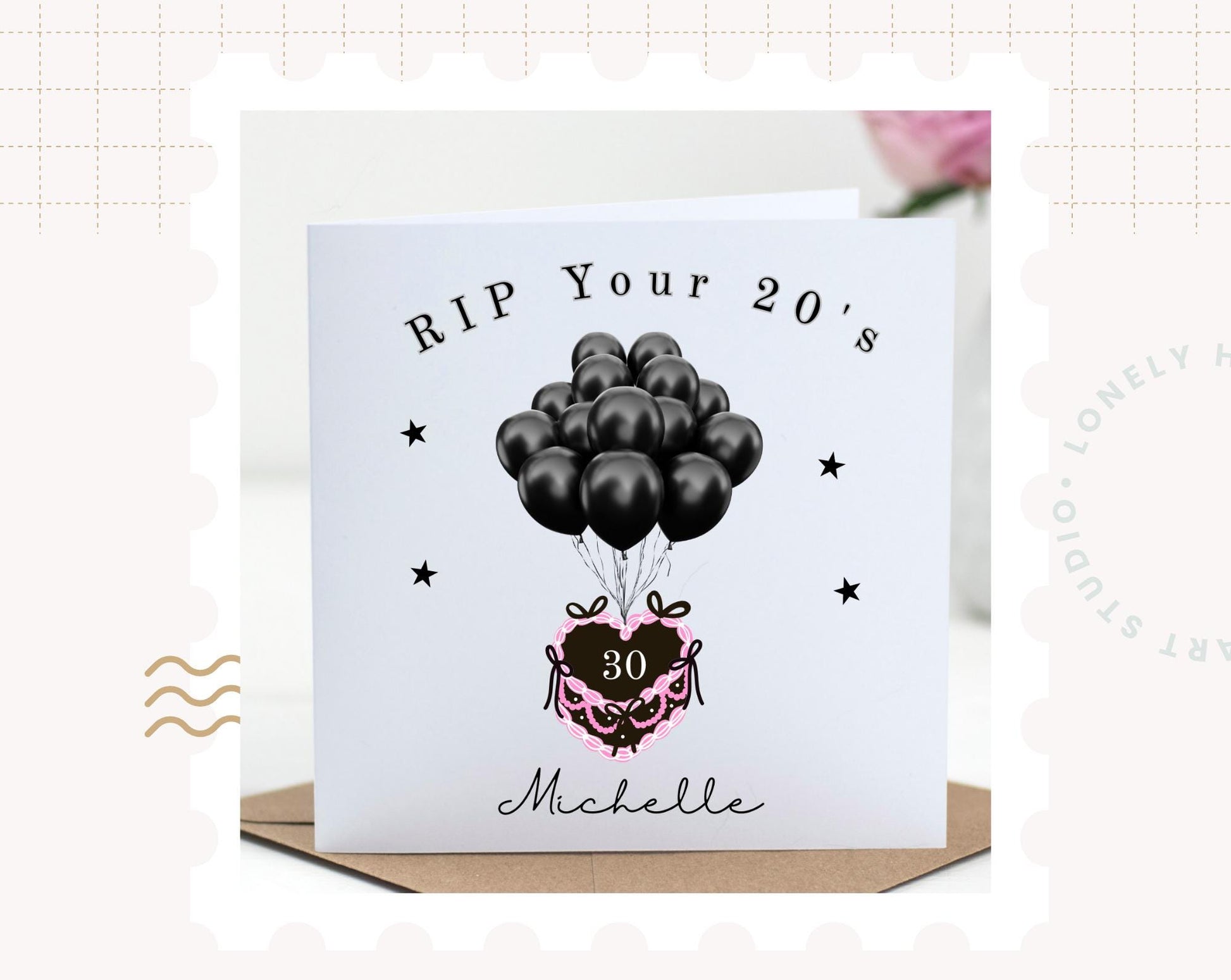 RIP your 20's Personalised Birthday Card - 30th Milestone