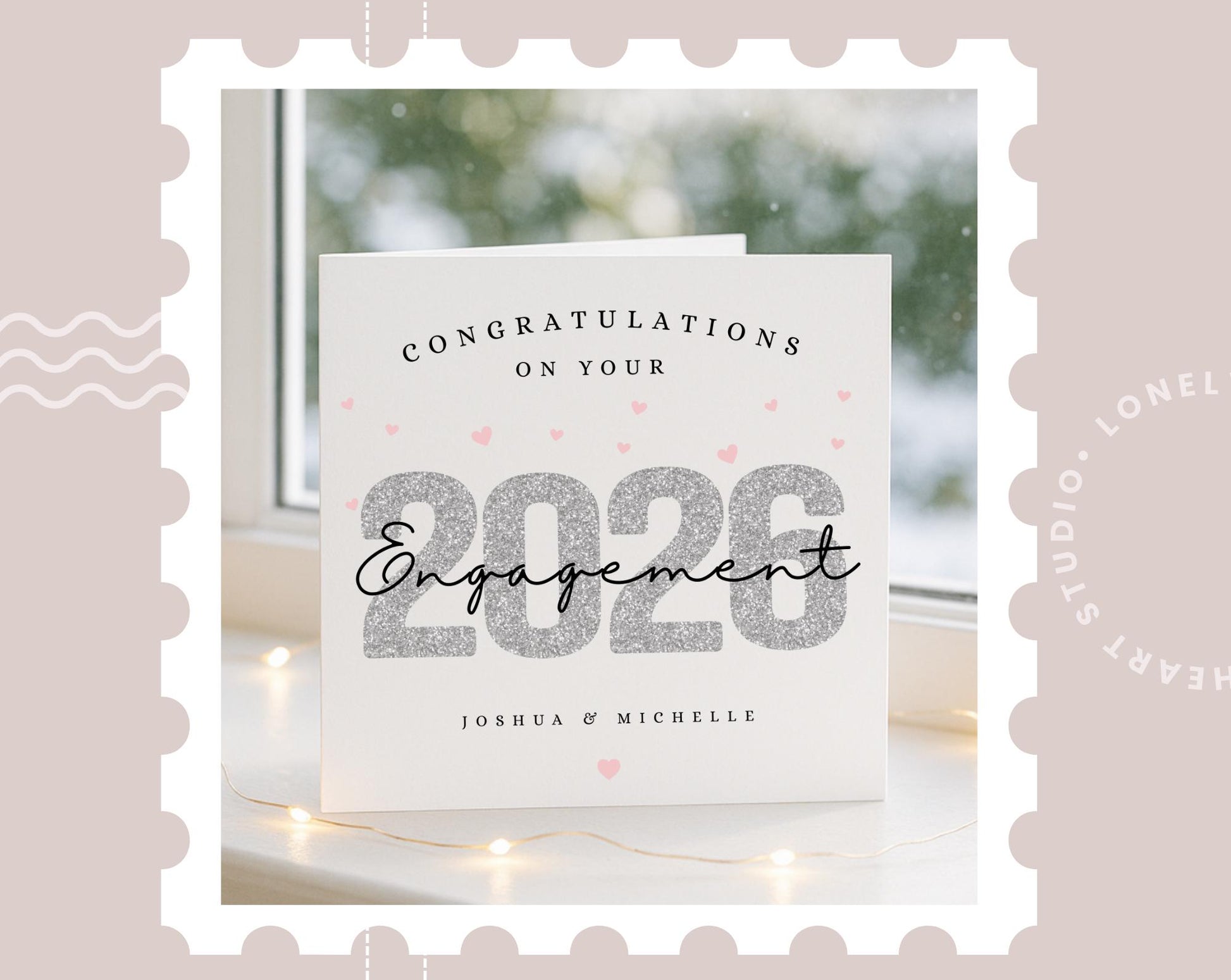 Personalised Engagement Card – Milestone