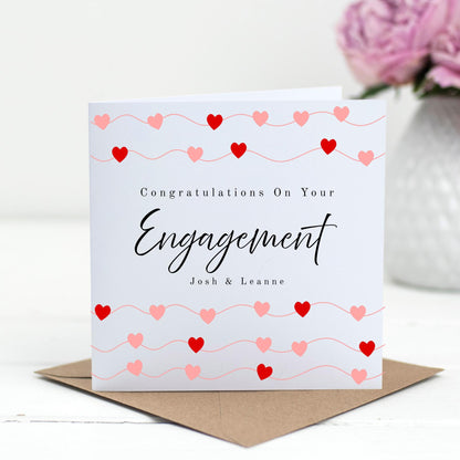 Personalised Engagement Card – Bride To be - couple