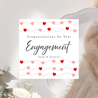 Personalised Engagement Card – Bride To be - couple