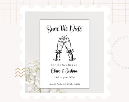 Personalised Save the Date Card