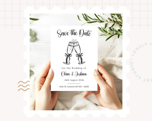 Personalised Save the Date Card