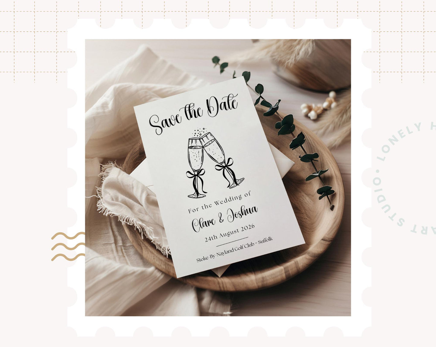 Personalised Save the Date Card