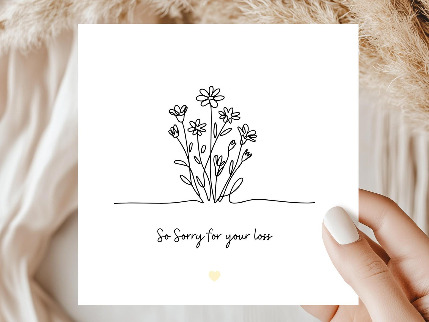 So Sorry for your Loss Sympathy Card
