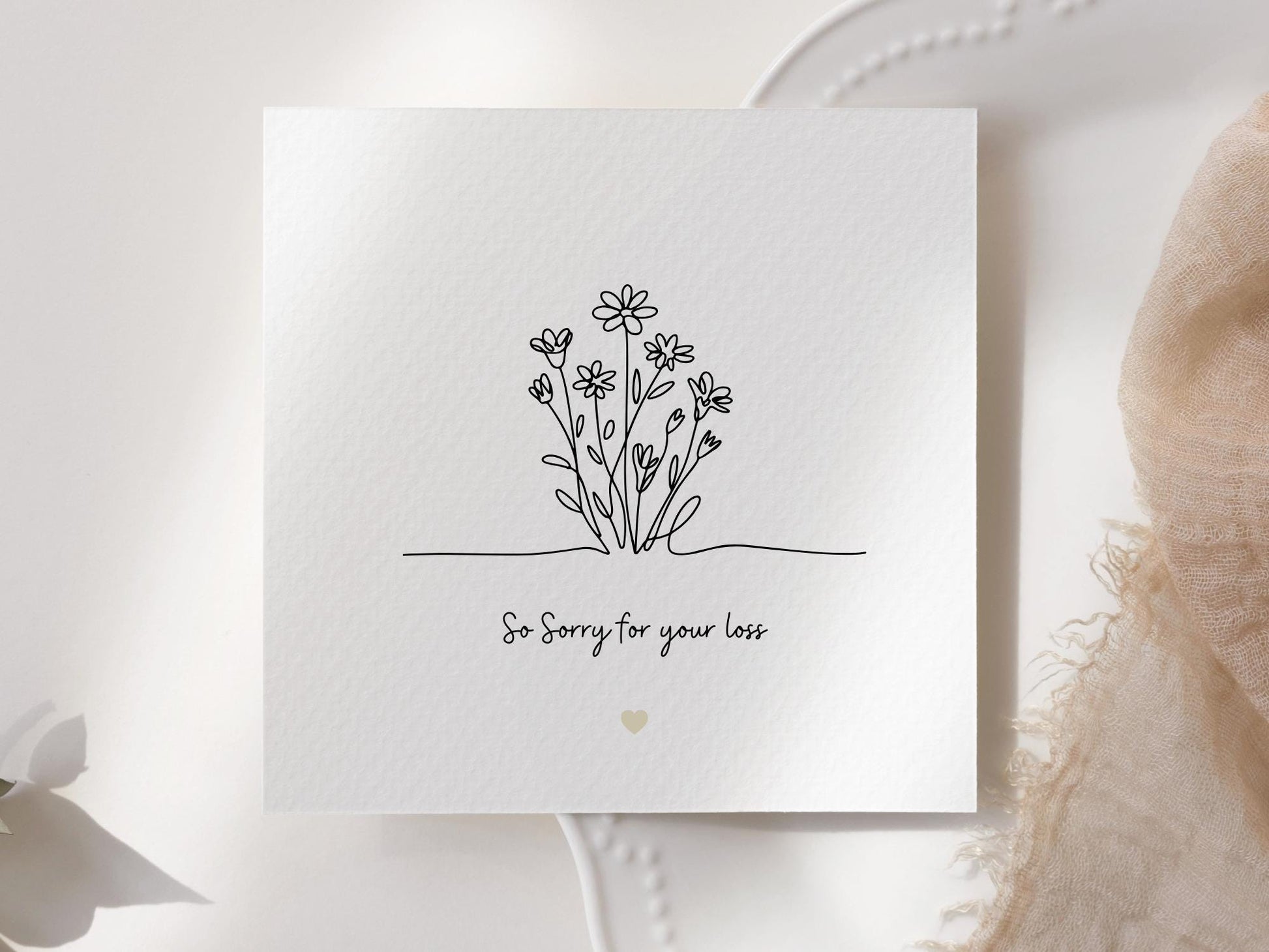 So Sorry for your Loss Sympathy Card