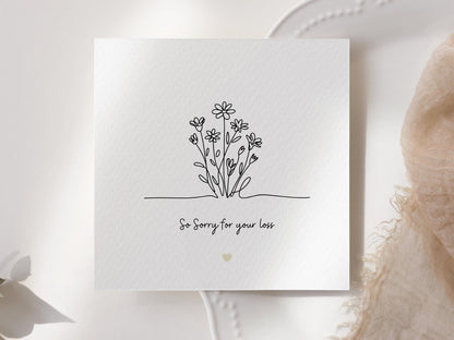 So Sorry for your Loss Sympathy Card