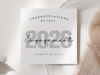 Personalised Engagement Card – Milestone