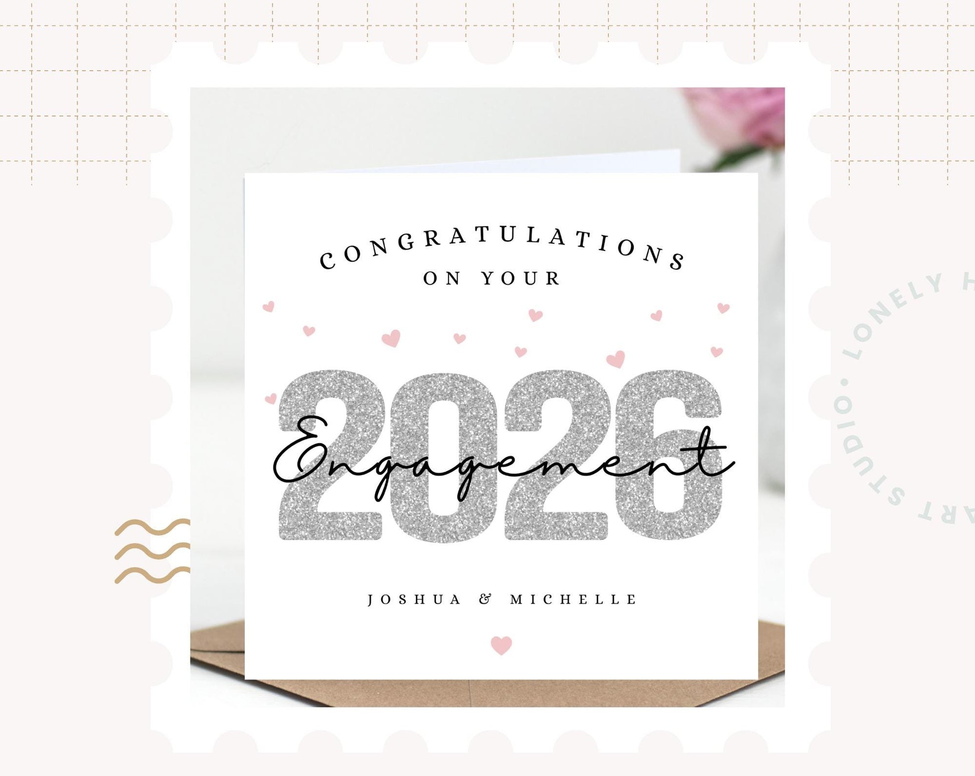 Personalised Engagement Card – Milestone