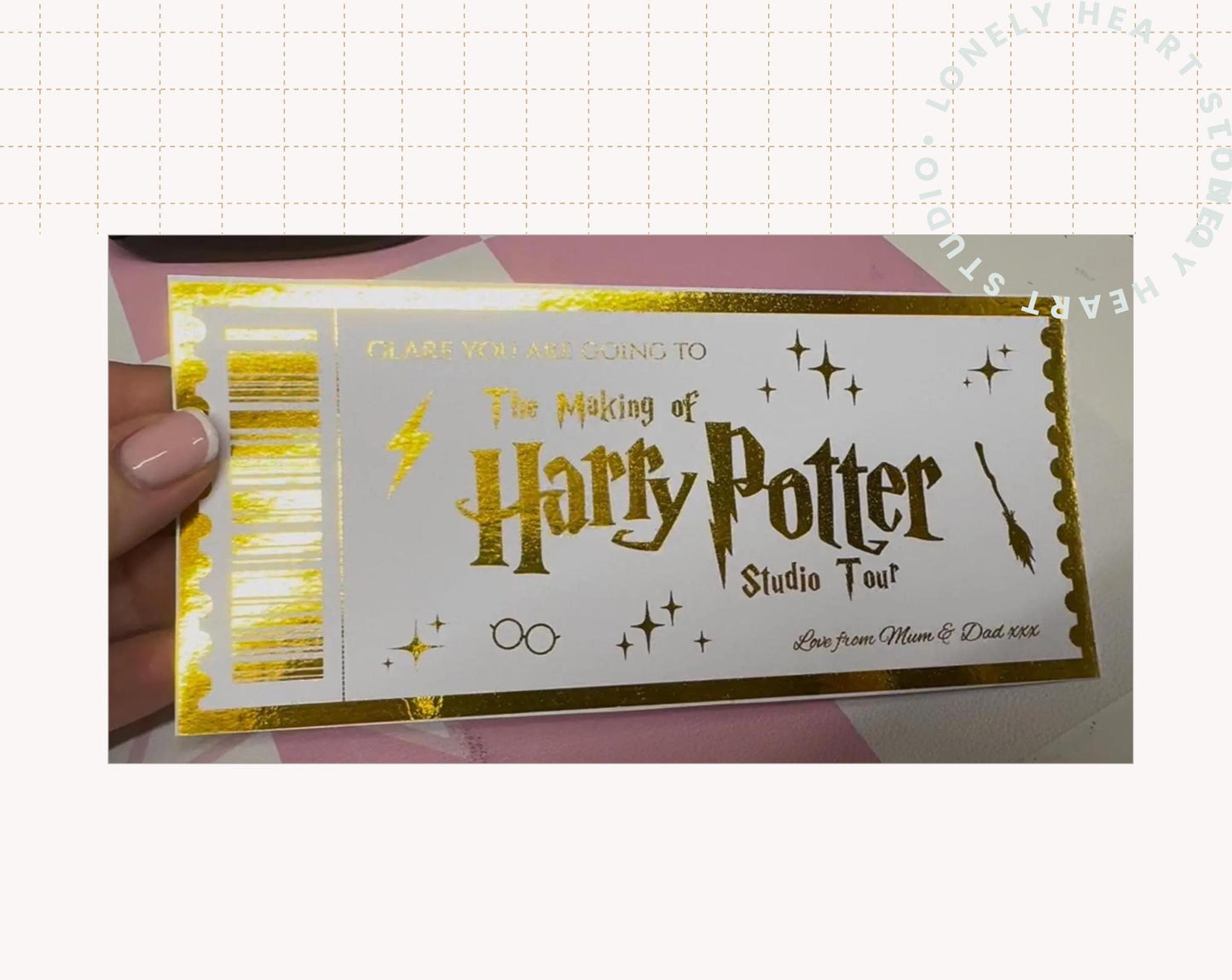 Personalised Foil Event Ticket Any Concert