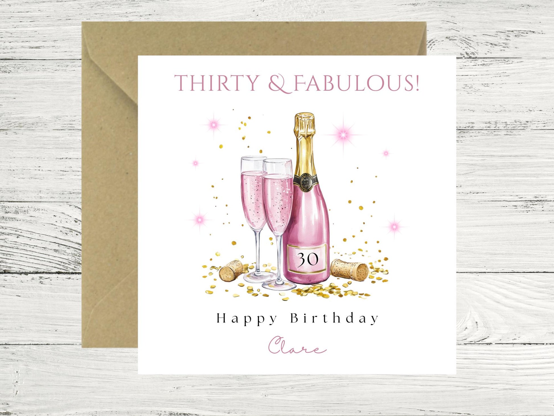 Personalised Thirty and Fabulous