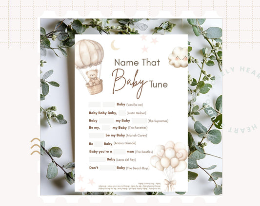 Baby Shower game - Name that Baby Tune