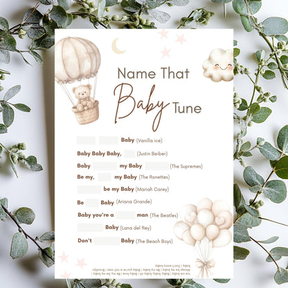 Baby Shower game - Name that Baby Tune