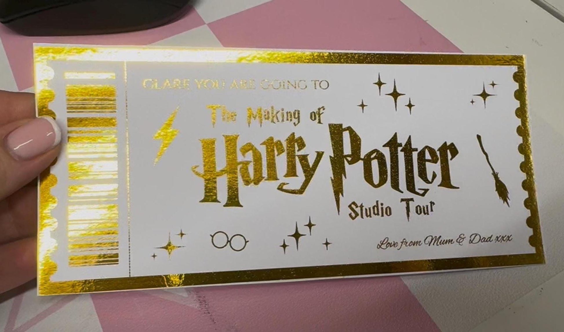 Personalised Foil Event Ticket Any Concert