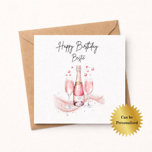 Happy Birthday Bestie Card for Her