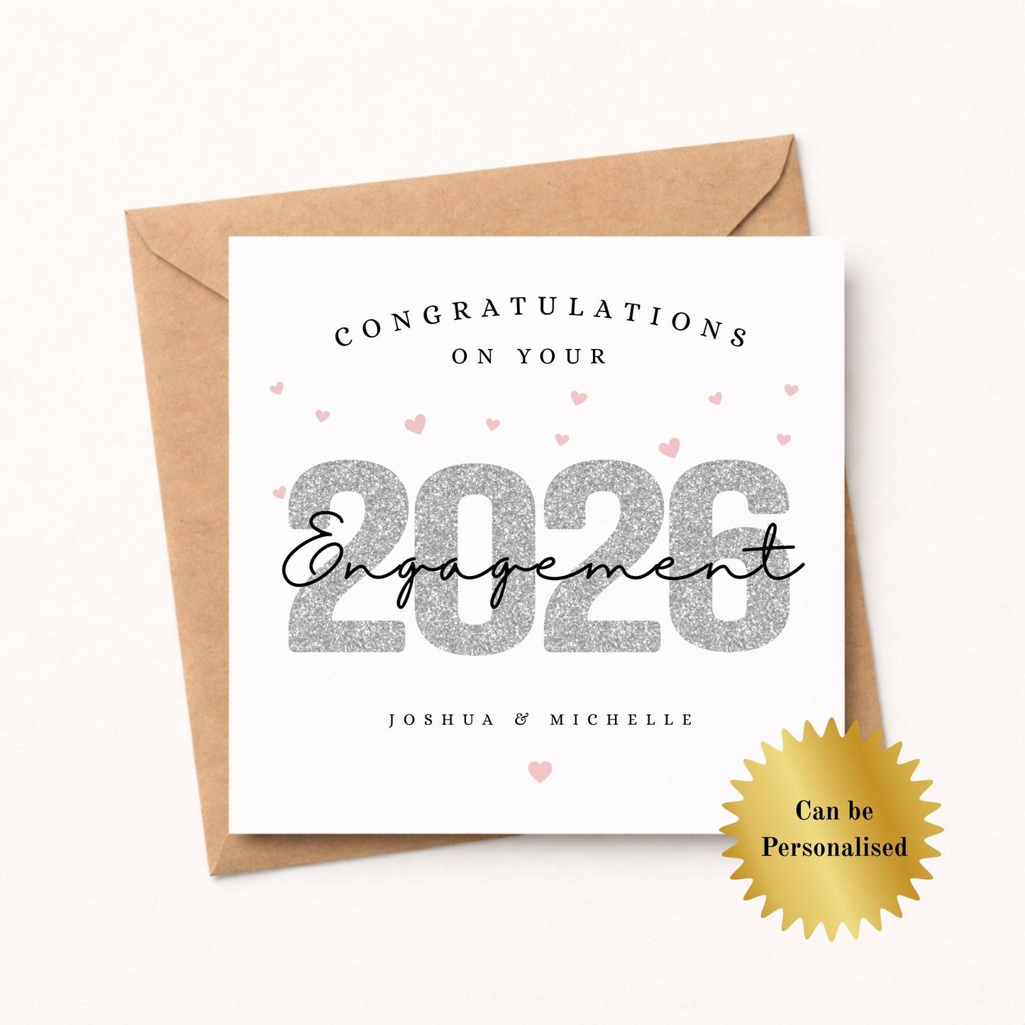 Personalised Engagement Card – Milestone
