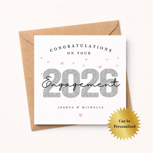 Personalised Engagement Card – Milestone