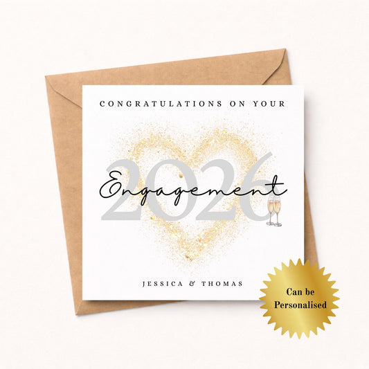 Congratulations on your Engagement Card – Personalised