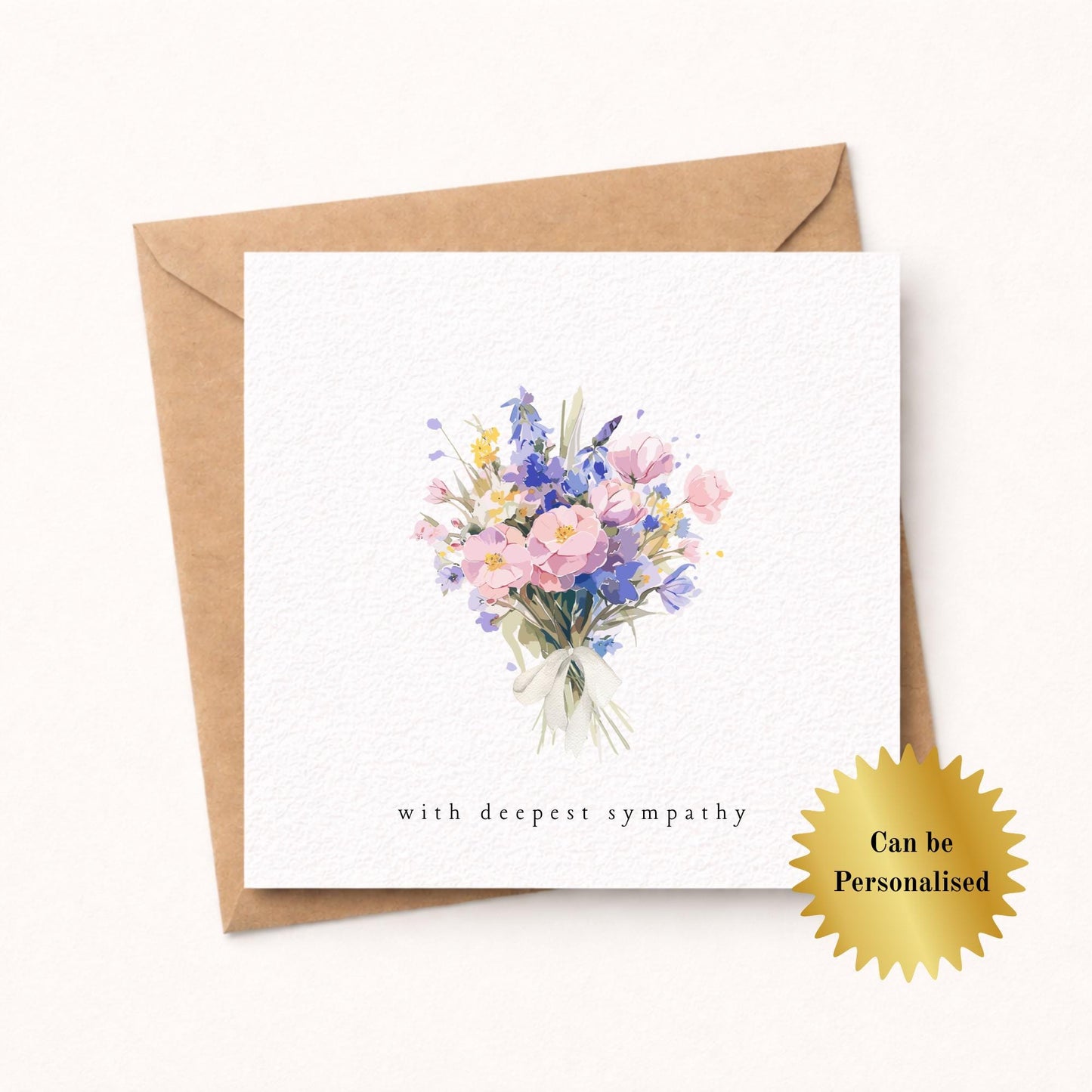 Floral Sympathy Card