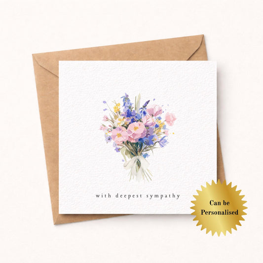 Floral Sympathy Card