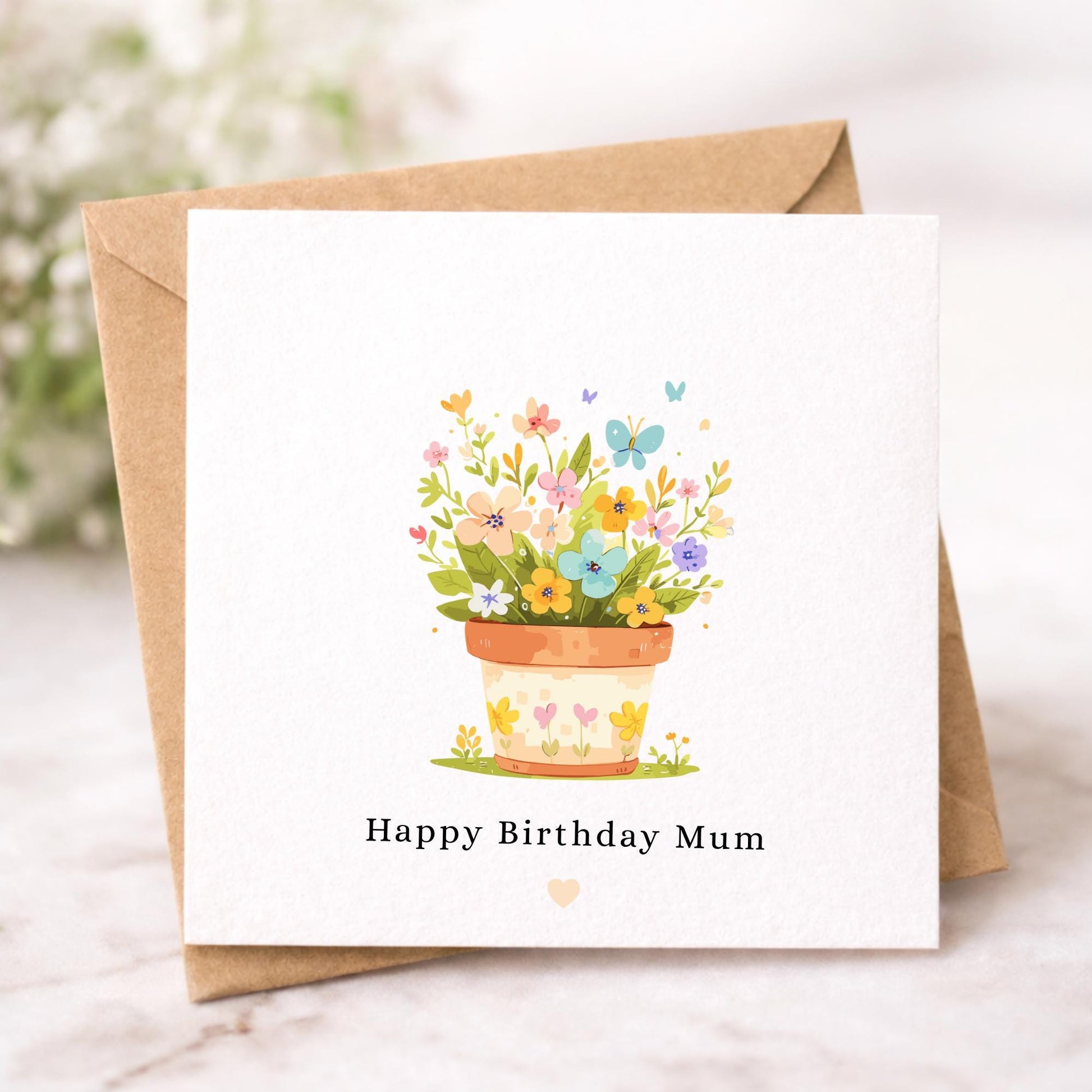 Spring Birthday Card for Mum