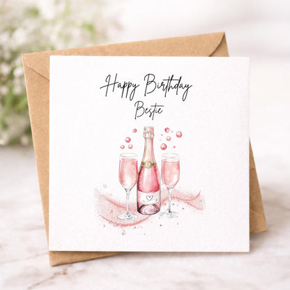 Happy Birthday Bestie Card for Her