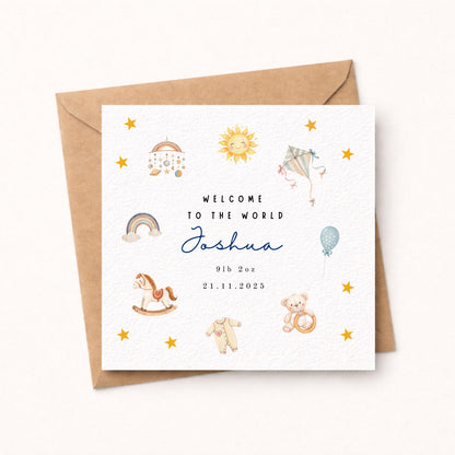 Personalised New Baby Card