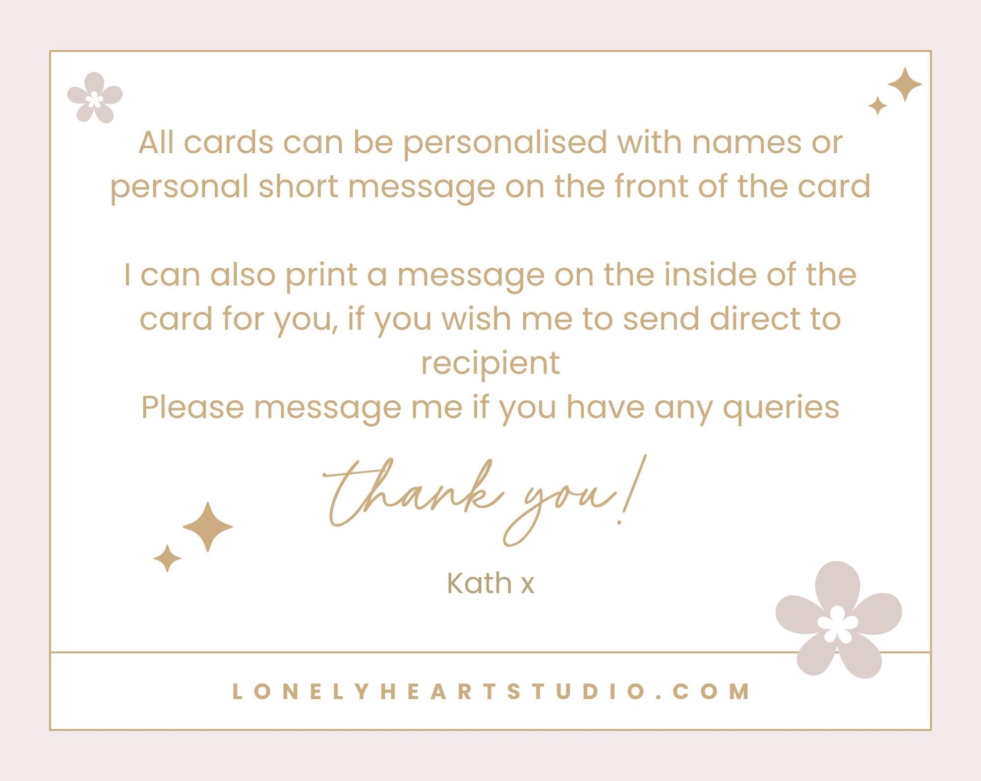 Personalised First Holy Communion Card