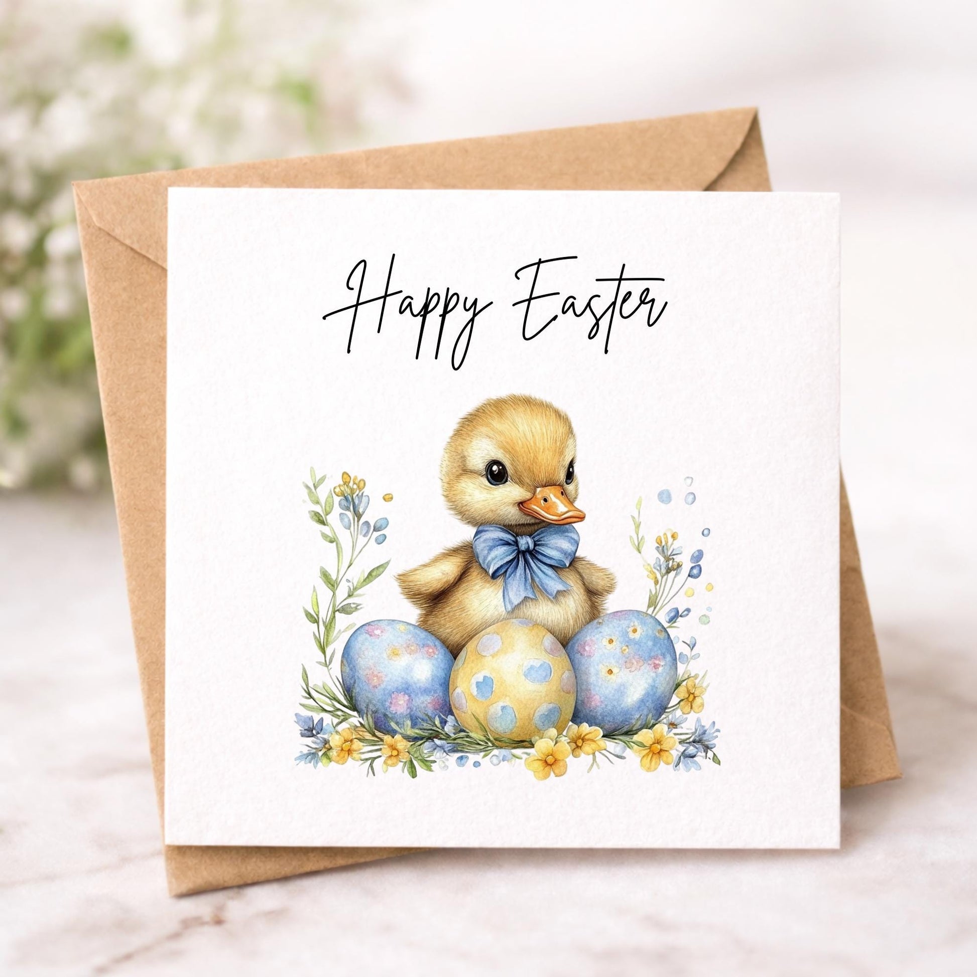 Handmade Easter Cards set: Easter Bunny