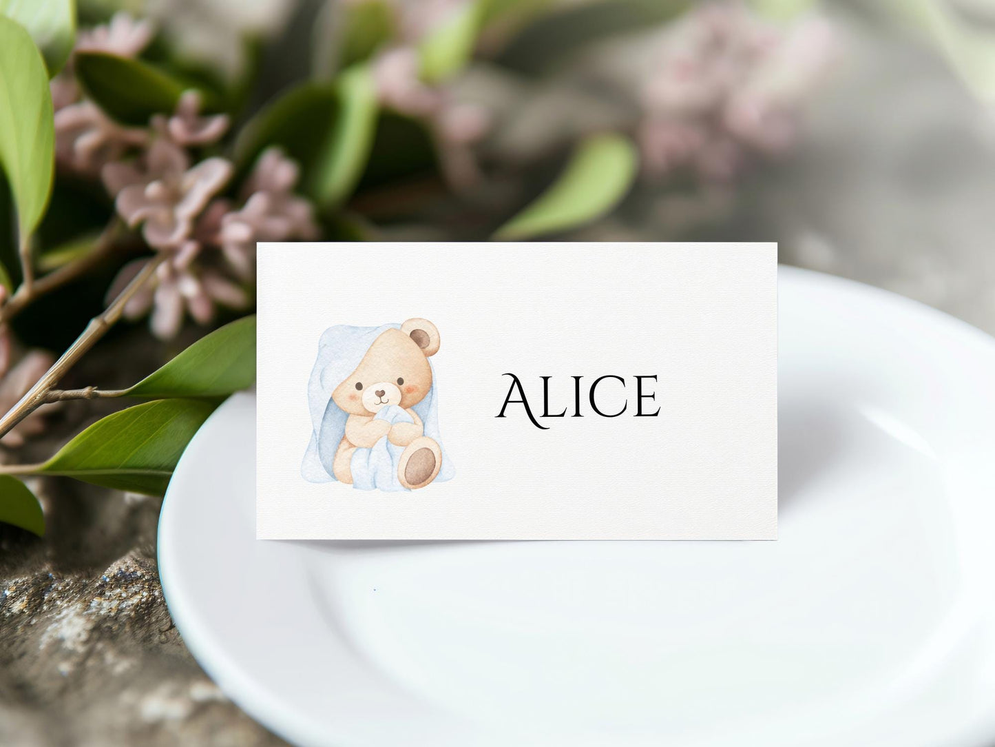 Baby Shower Place Name Cards