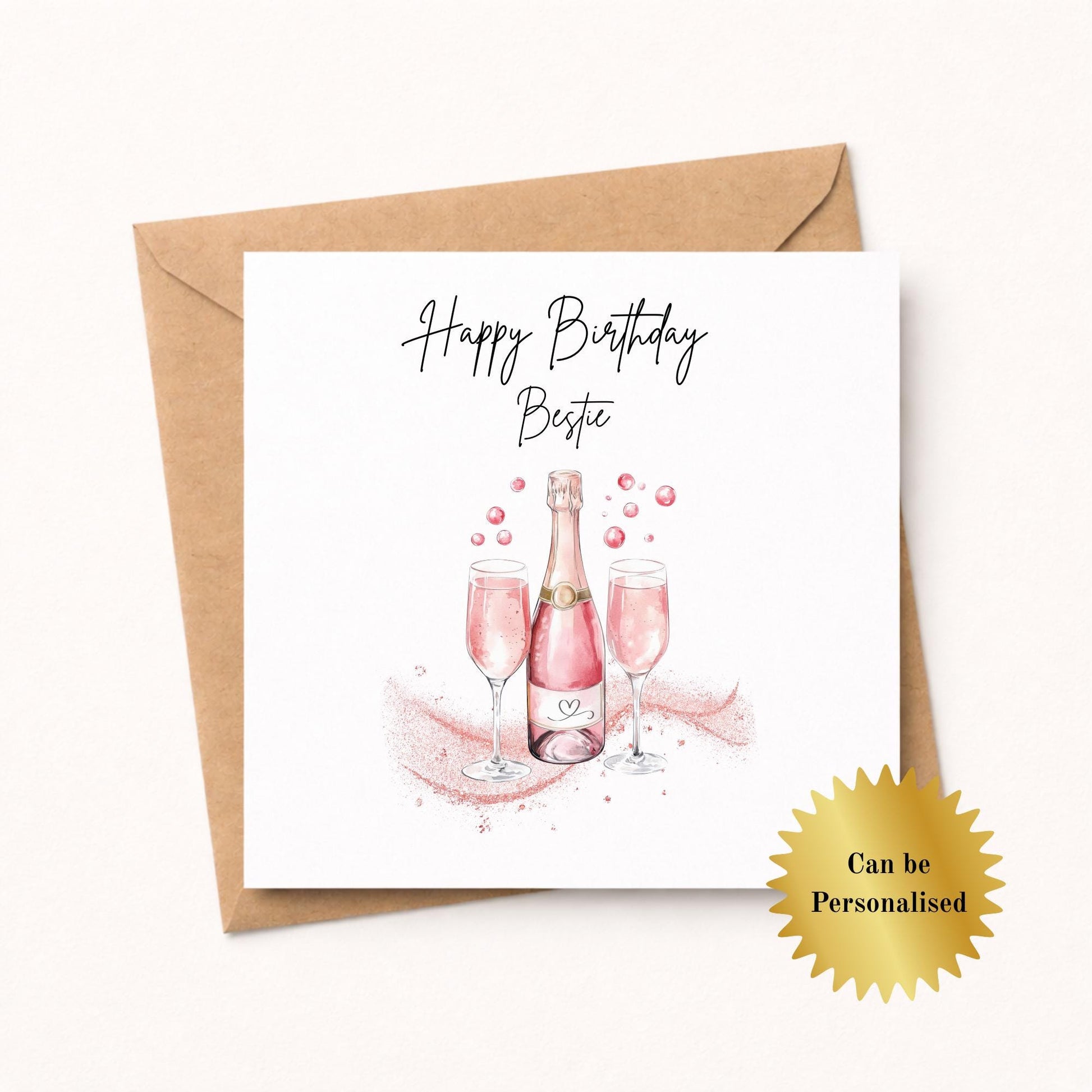 Happy Birthday Bestie Card for Her
