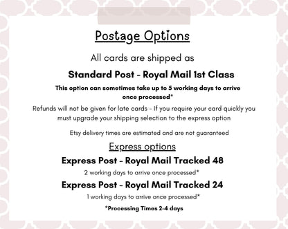 Personalised Engagement Card – Bride To be - couple