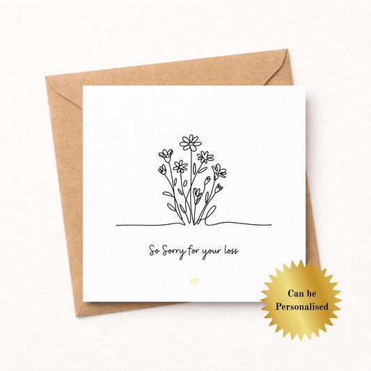 So Sorry for your Loss Sympathy Card