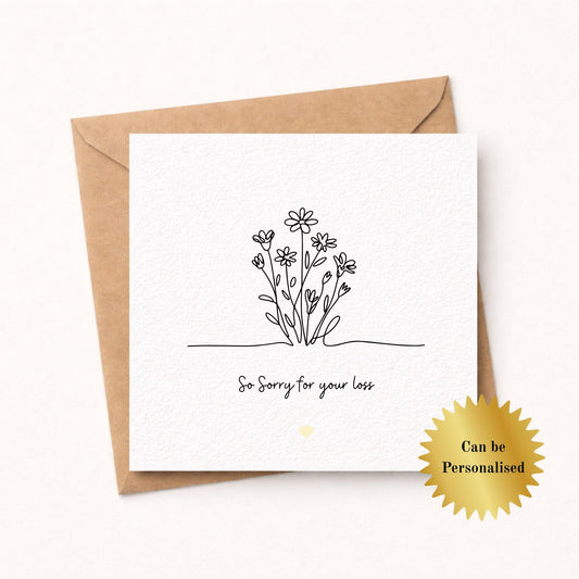 So Sorry for your Loss Sympathy Card