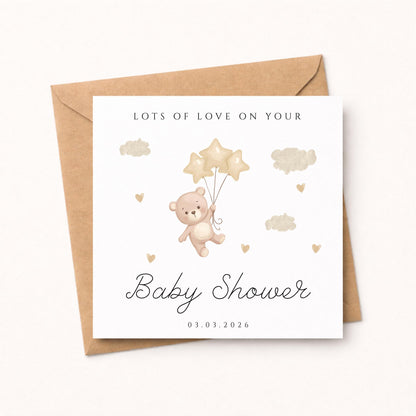 Personalised Baby Shower card