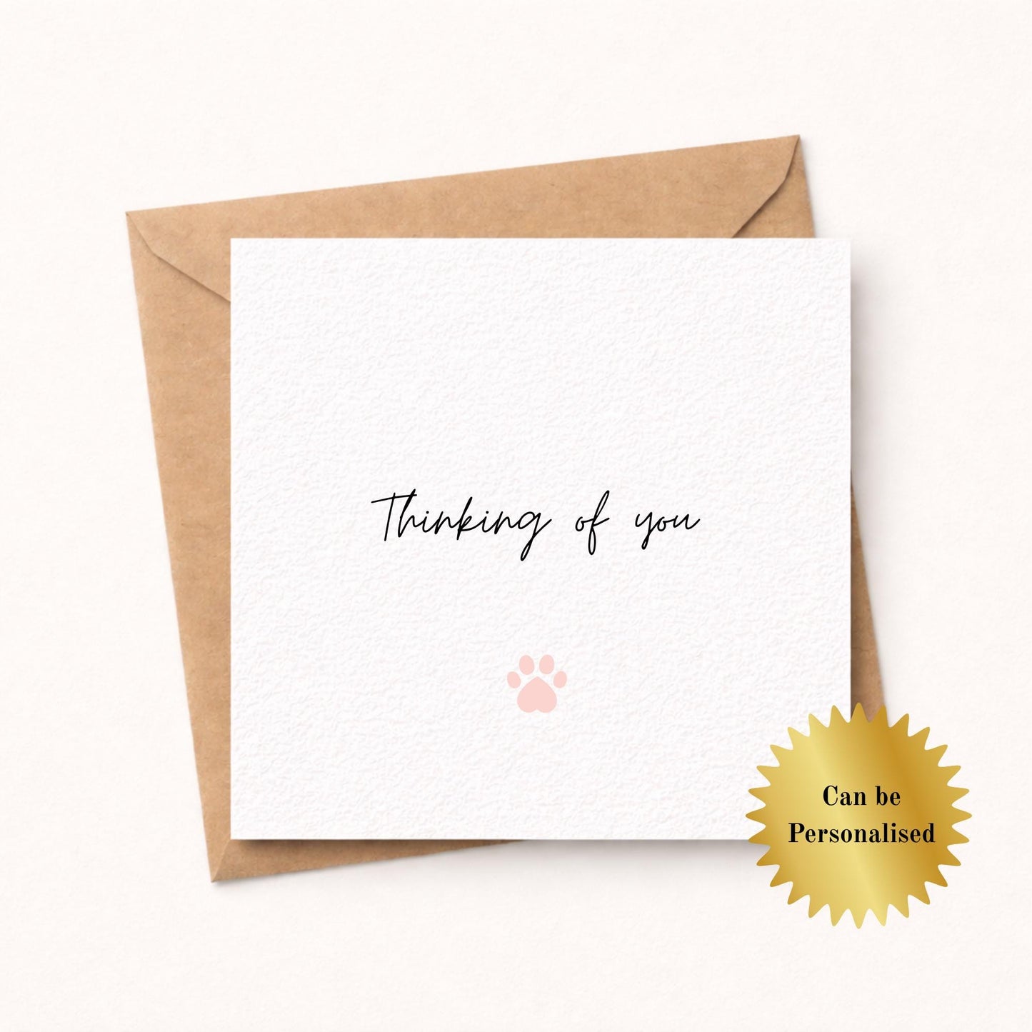 Thinking Of You Card, Pet loss Card