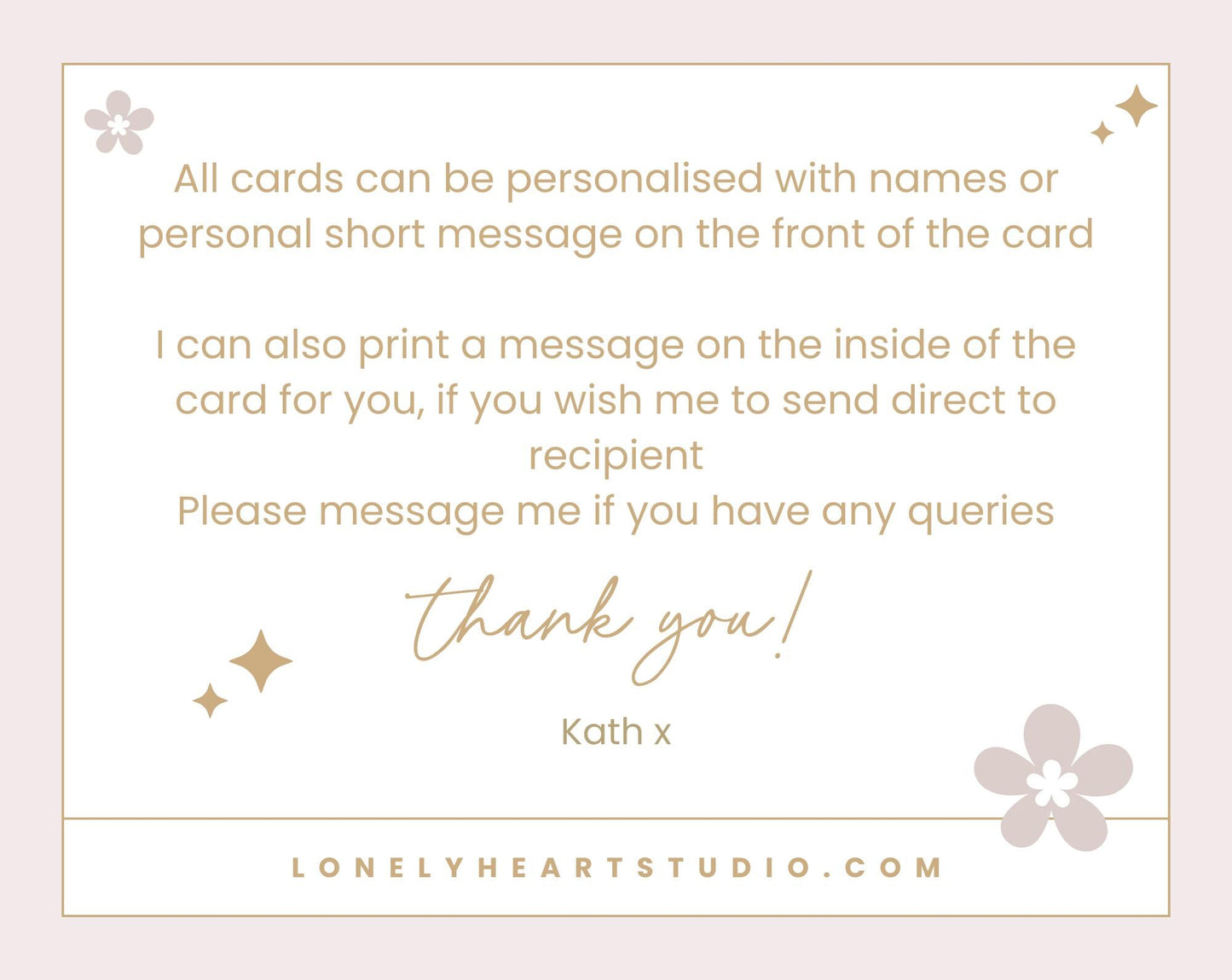 Personalised Birthday card for Her