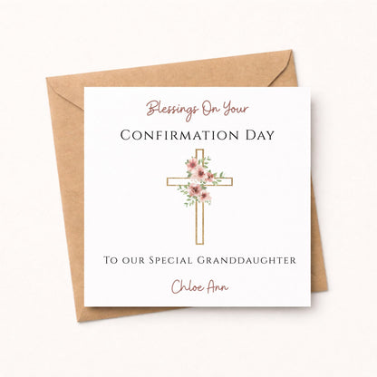 Personalised Confirmation Card For Her