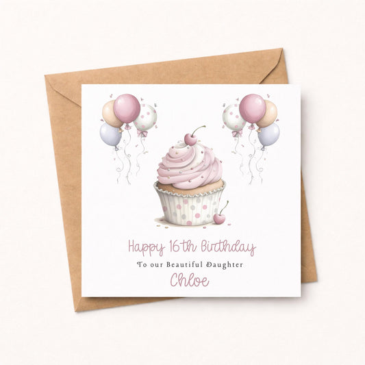 Personalised Birthday Card for Her
