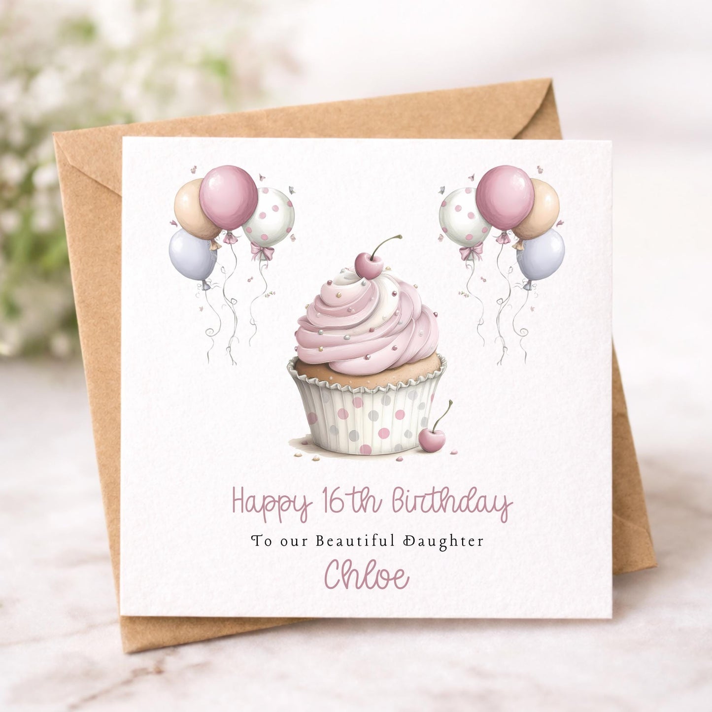 Personalised Birthday Card for Her