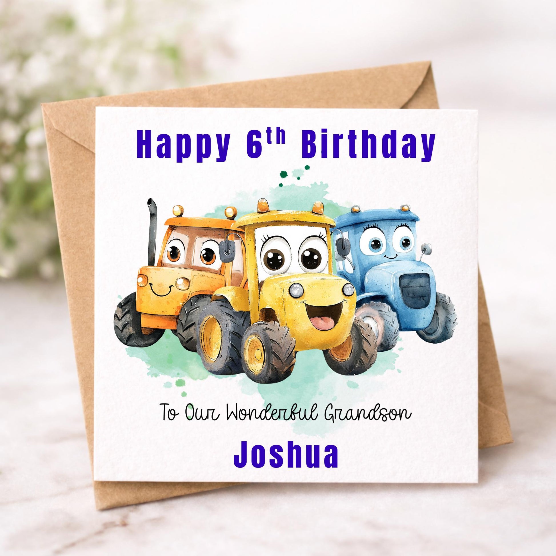 Personalised Foiled Birthday Card for him