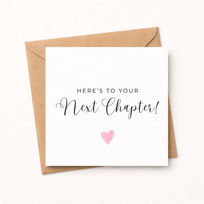 Here's to your next Chapter Card