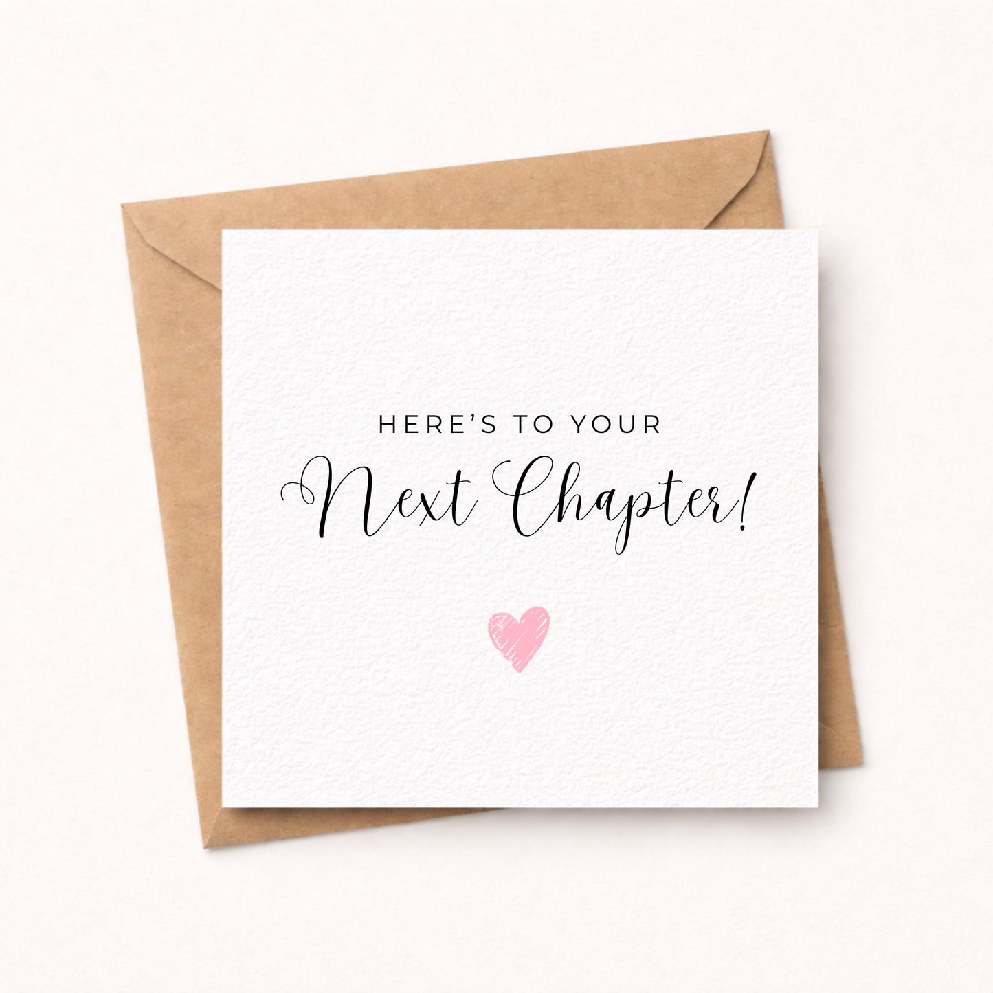 Here's to your next Chapter Card