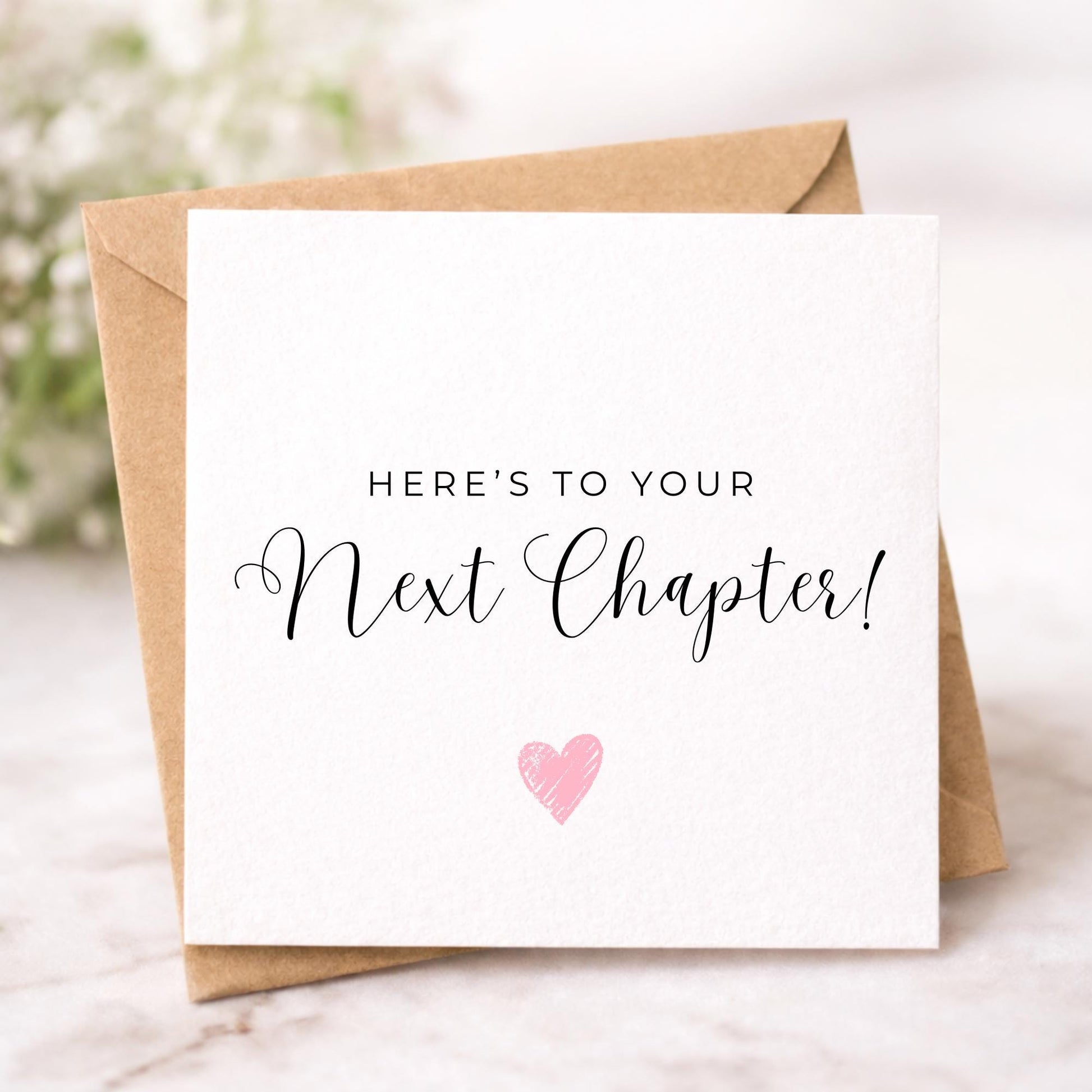 Here's to your next Chapter Card