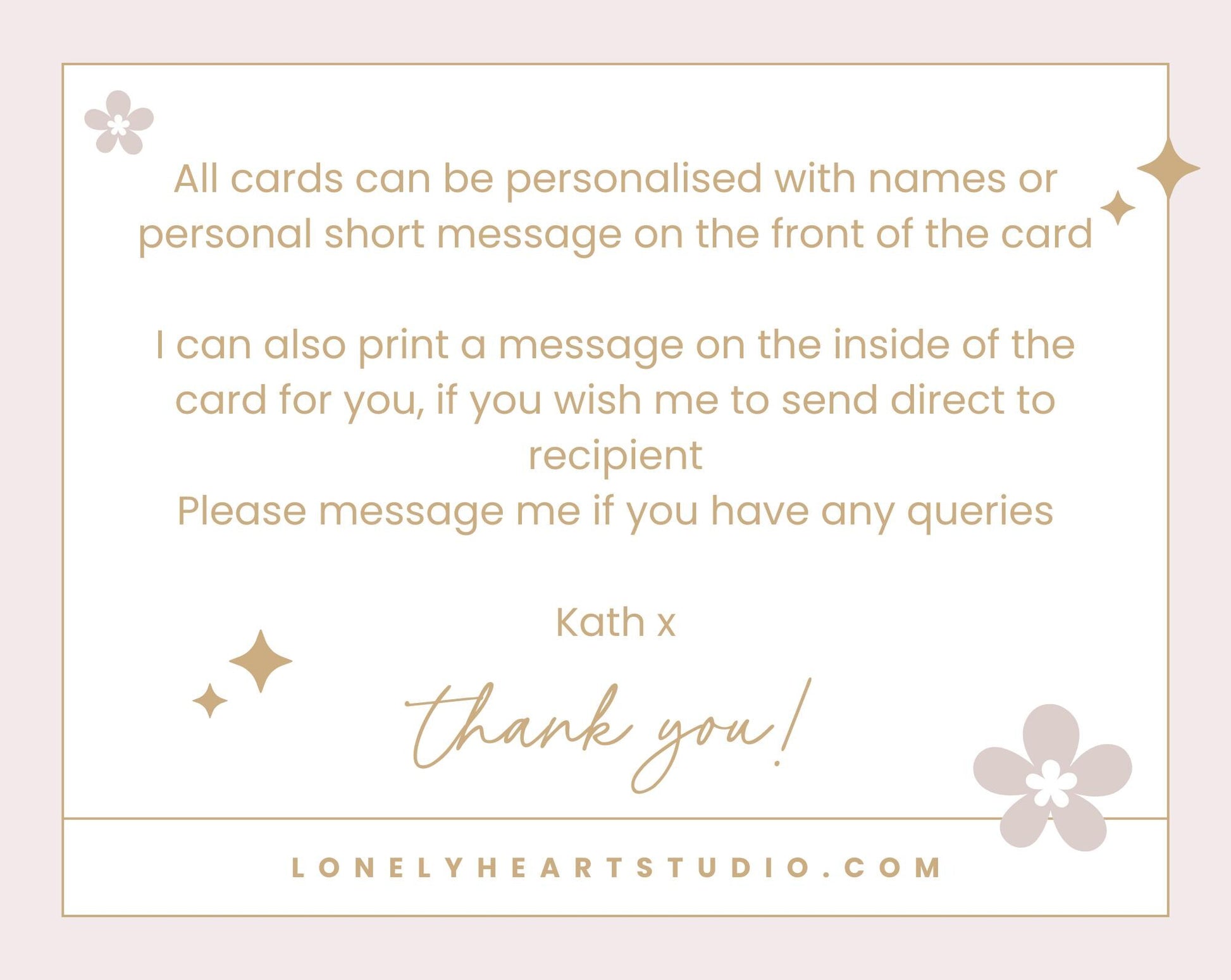 50th Wedding Anniversary Card – Personalised Golden anniversary celebration card