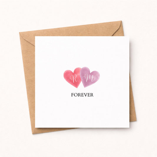 Anniversary Card, Romantic Card for Him or Her