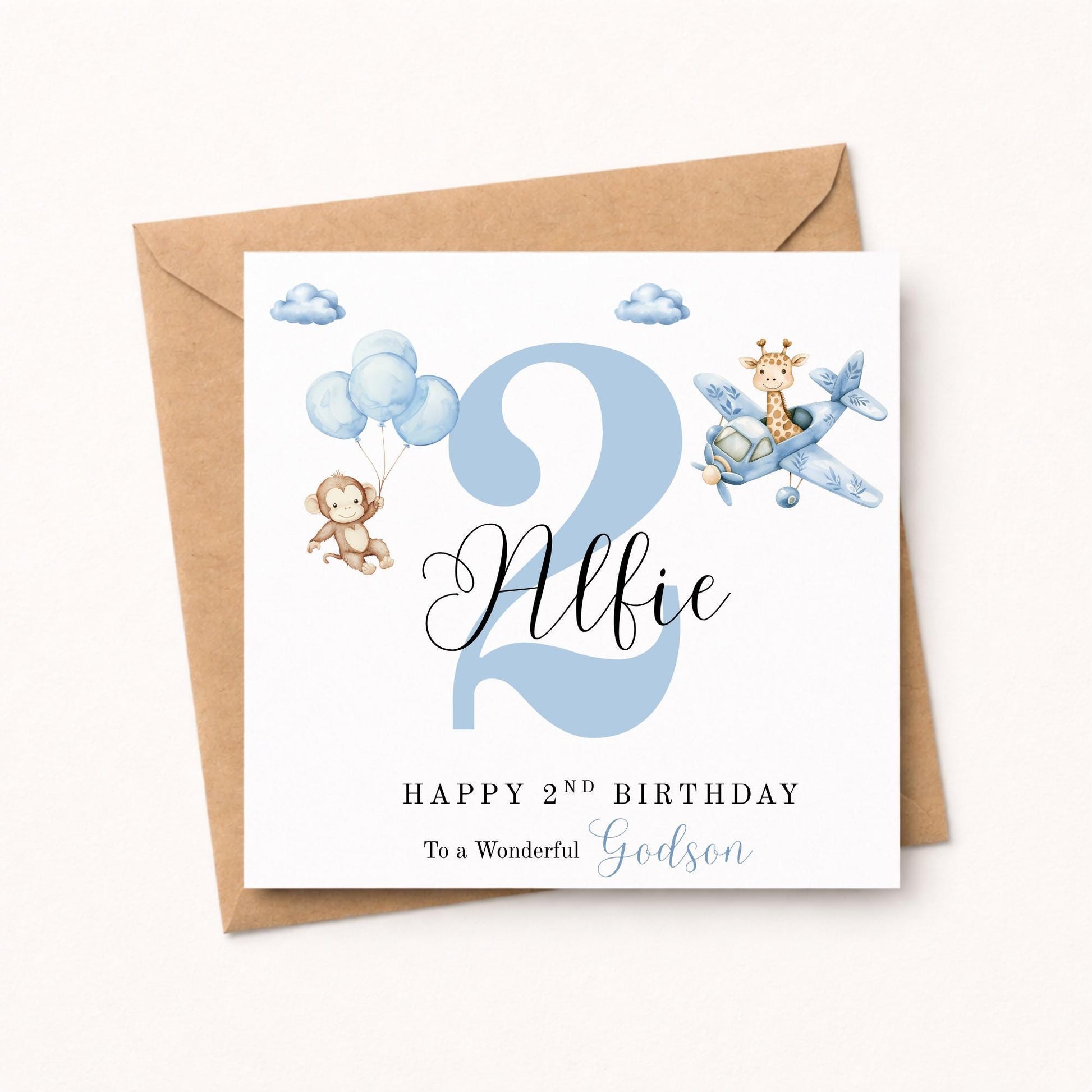 Personalised boys Birthday Card